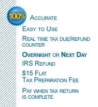 Overnight or Next Day IRS Refund